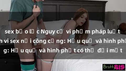 sex bạo lực Nguy cơ vi phạm pháp luật khi thực hiện hành vi sex nơi công cộng: Hậu quả và hình phạt có thể đối mặt